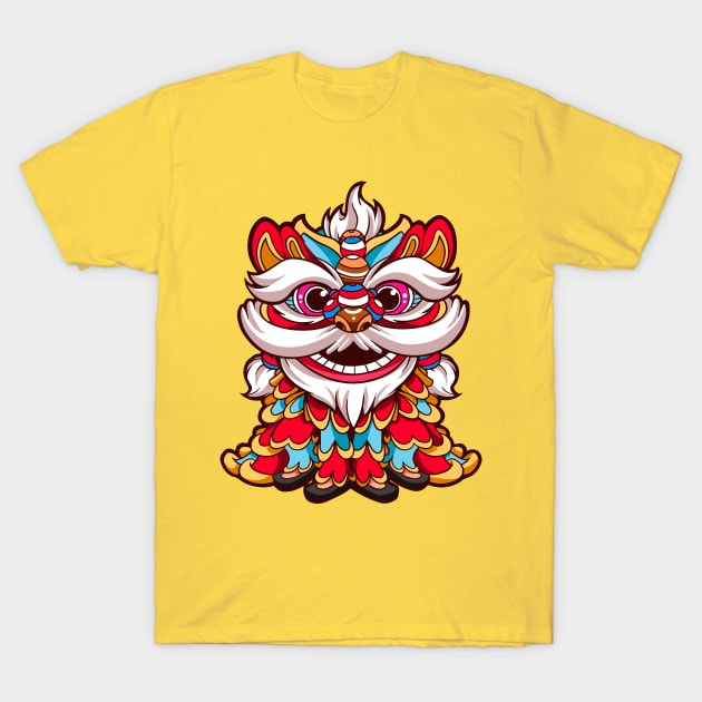 Lion Dance T-Shirt by Mako Design 